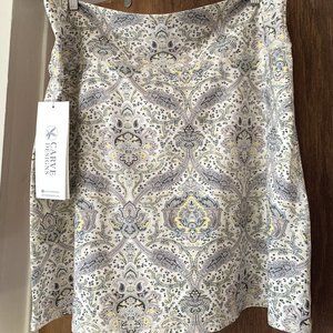 Carve Designs Swim Skirt "Olive Paisley"